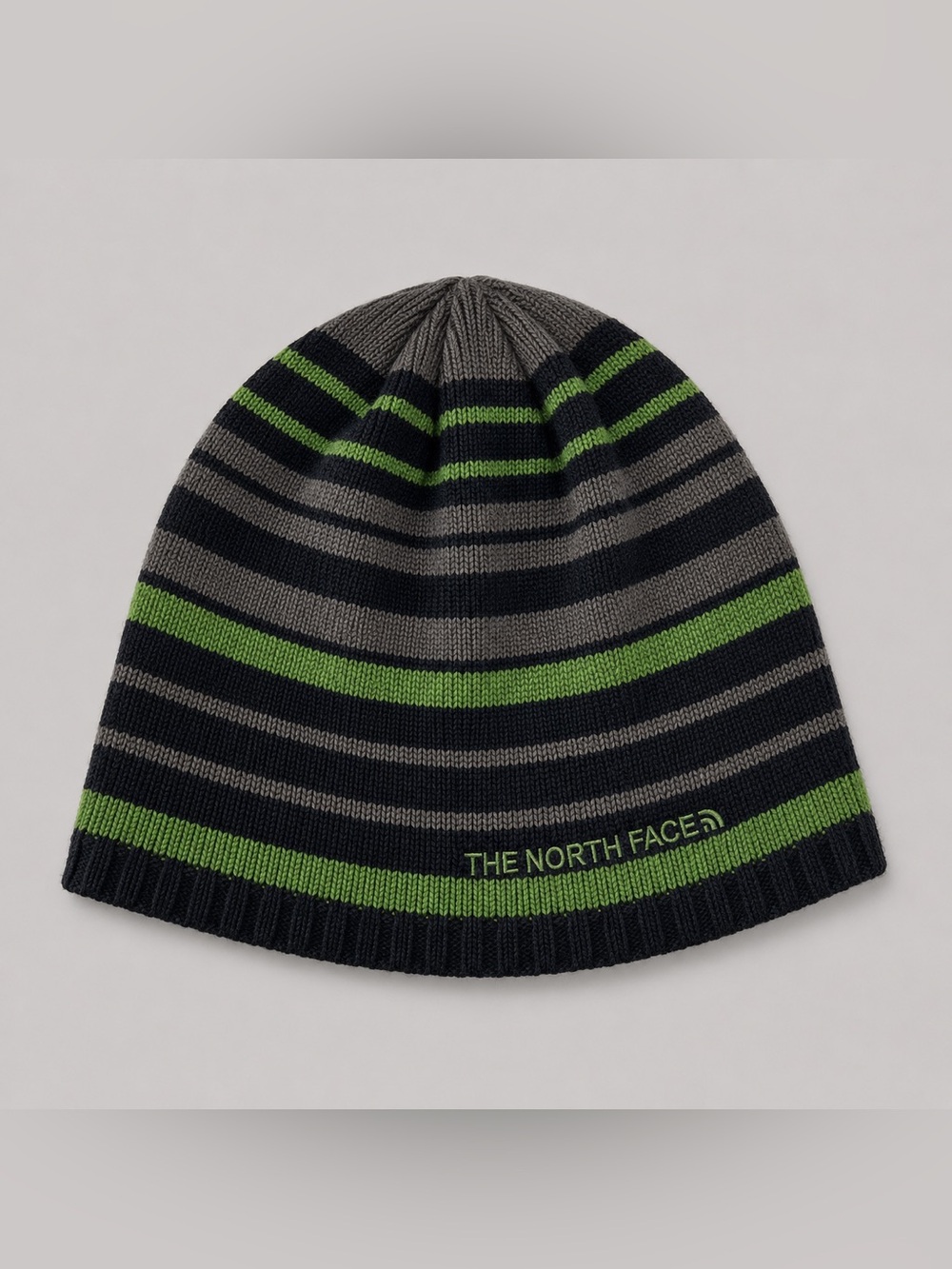 The North Face Youth Beanie Hat Medium Striped Outdoors Streetwear